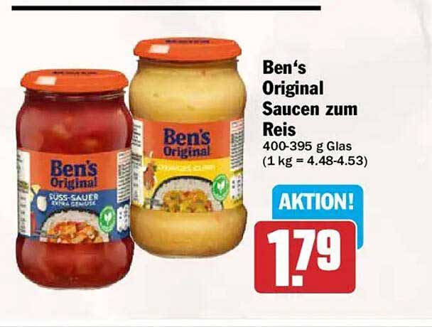 Ben's Original Saucen zum Reis