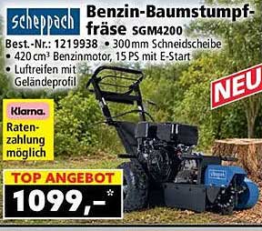 Benzin-Baumstumpf-fräse SM4200