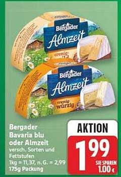 Bergader Bavaria blu oder Almetz