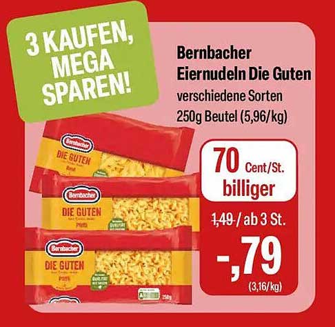Bernbacher Eiernudeln Die Guten