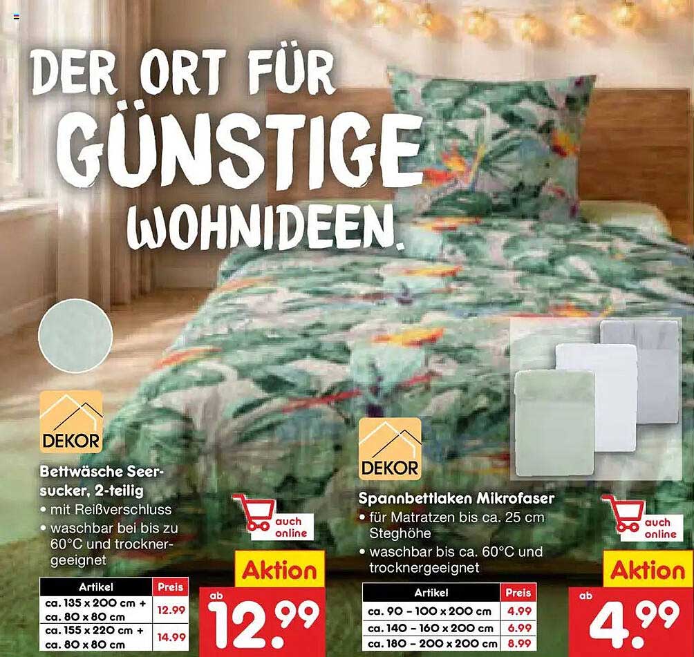 Bettwäsche Seersucker, 2-teilig