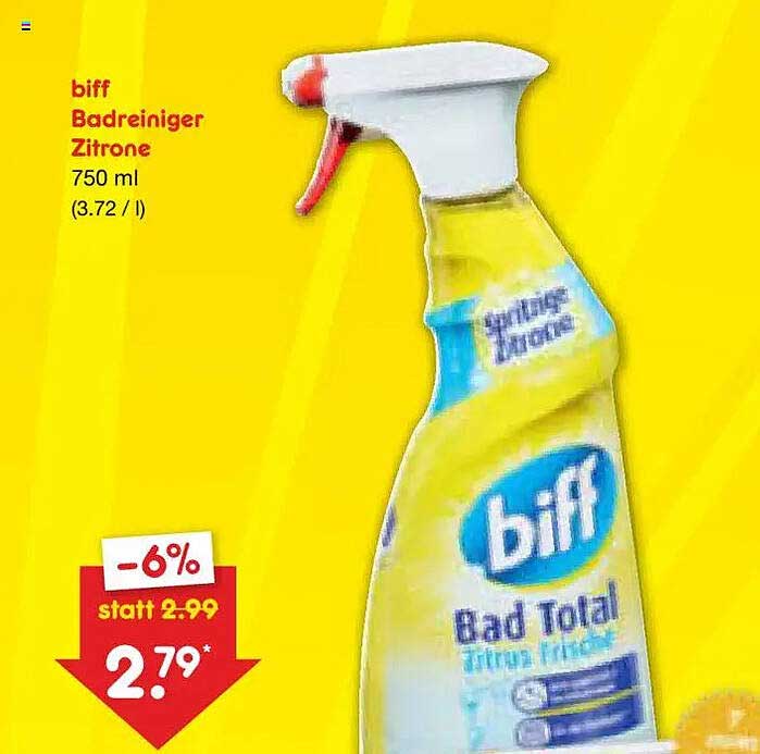 biff Badreiniger Zitrone