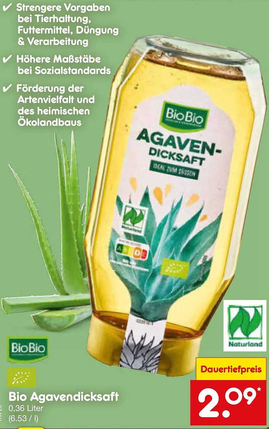 Bio Agavendicksaft