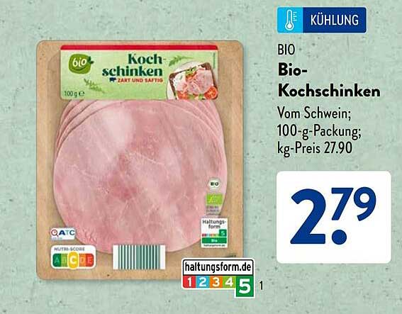 BIO Bio-Kochschinken