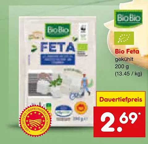 Bio Feta gekühlt 200 g