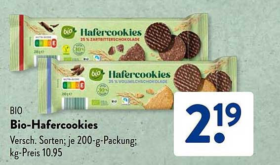 Bio-Hafercookies