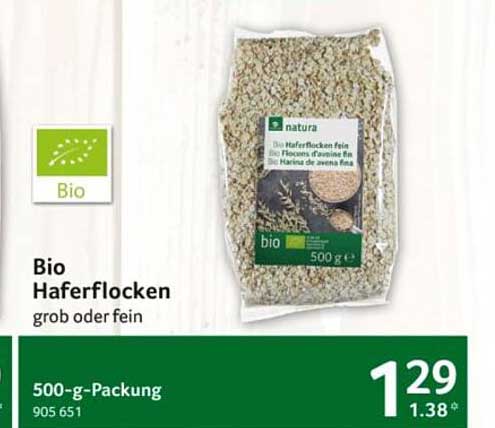 Bio Haferflocken grob oder fein