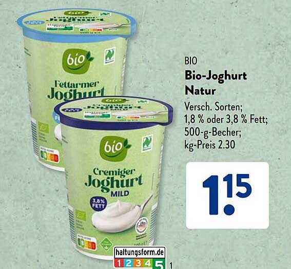 Bio-Joghurt Natur