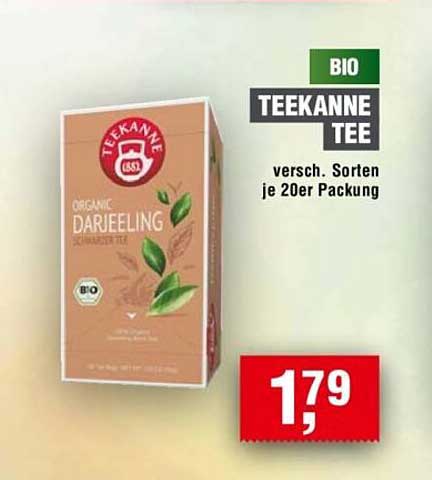 BIO TEEKANNE TEE versch. Sorten je 20er Packung