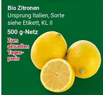 Bio Zitronen