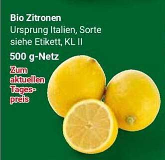 Bio Zitronen