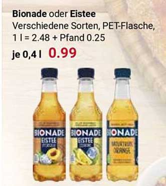 Bionade oder Eistee