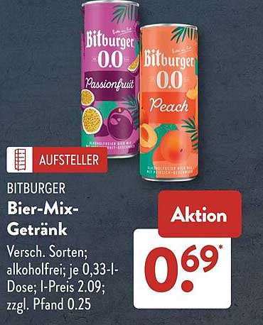 BITBURGER Bier-Mix-Getränk