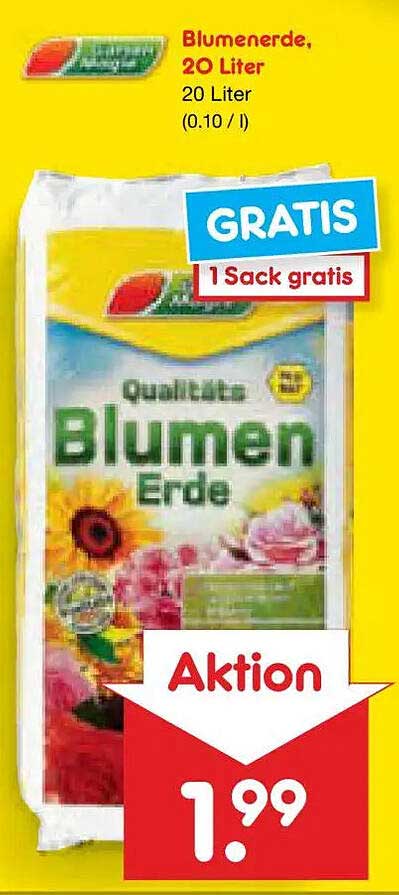 Blumenerde, 20 Liter