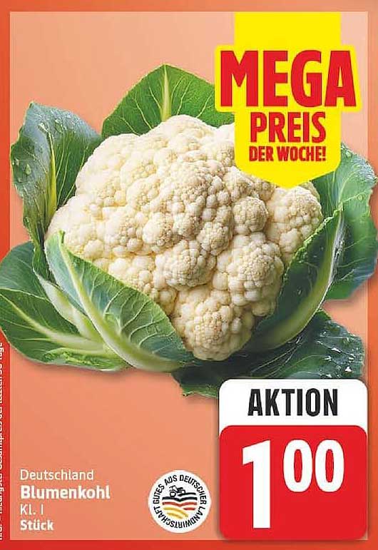 Blumenkohl Kl. I Stück