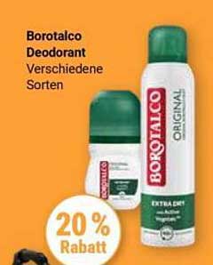 Bortalco Deodorant Verschiedene Sorten