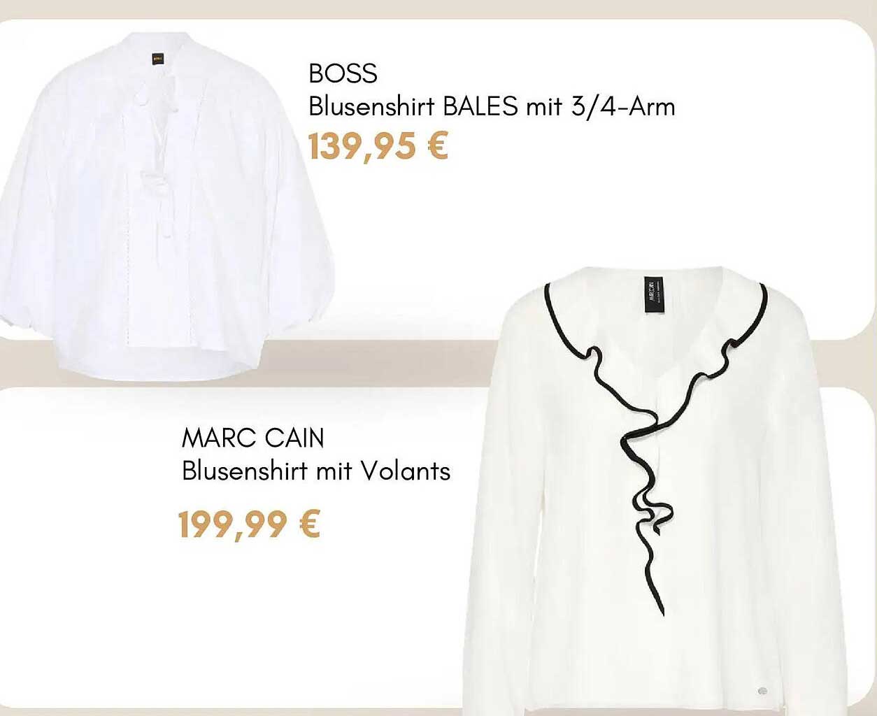 BOSS Blusenshirt BALES mit 3/4-Arm