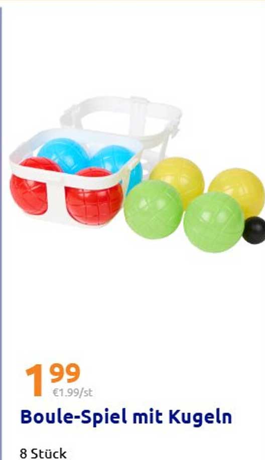 Boule-Spiel mit Kugeln