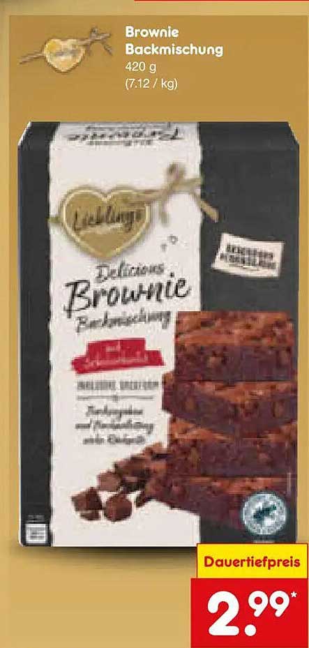 Brownie Backmischung 420 g