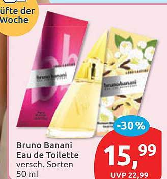 Bruno Banani Eau de Toilette versch. Sorten 50 ml