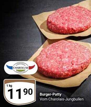 Burger-Patty Vom Charolais-Jungbullen