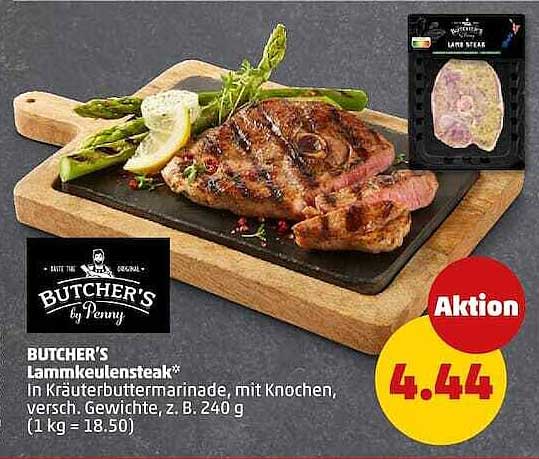 BUTCHER'S Lammkeulensteak*
