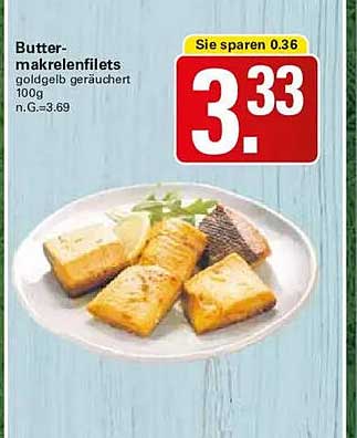 Butter-makrelenfilets