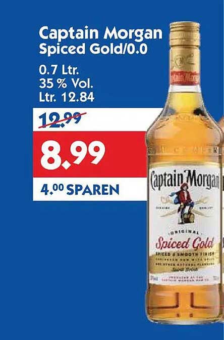 Captain Morgan Spiced Gold/0.0
