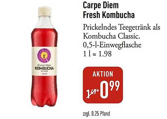 Carpe Diem Fresh Kombucha