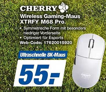 CHERRY Wireless Gaming-Maus XTRFY M68 Pro