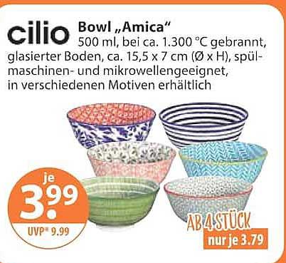 cilio Bowl „Amica“