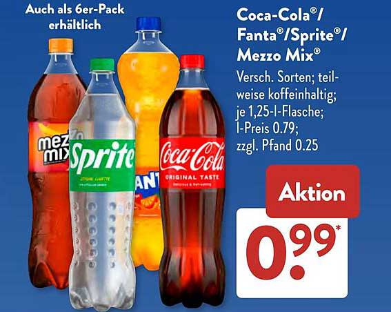 Coca-Cola / Fanta / Sprite / Mezzo Mix