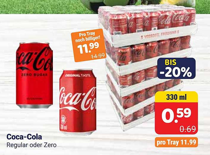 Coca-Cola Regular oder Zero