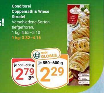 Conditorei Coppenrath & Wiese Strudel Verschiedene Sorten, tiefgefroren, 1 kg: 4.65–5.10