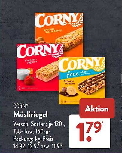 CORNY Müsliriegel