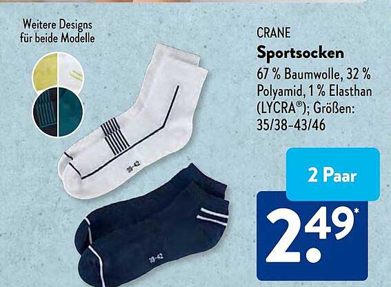 CRANE Sportsocken