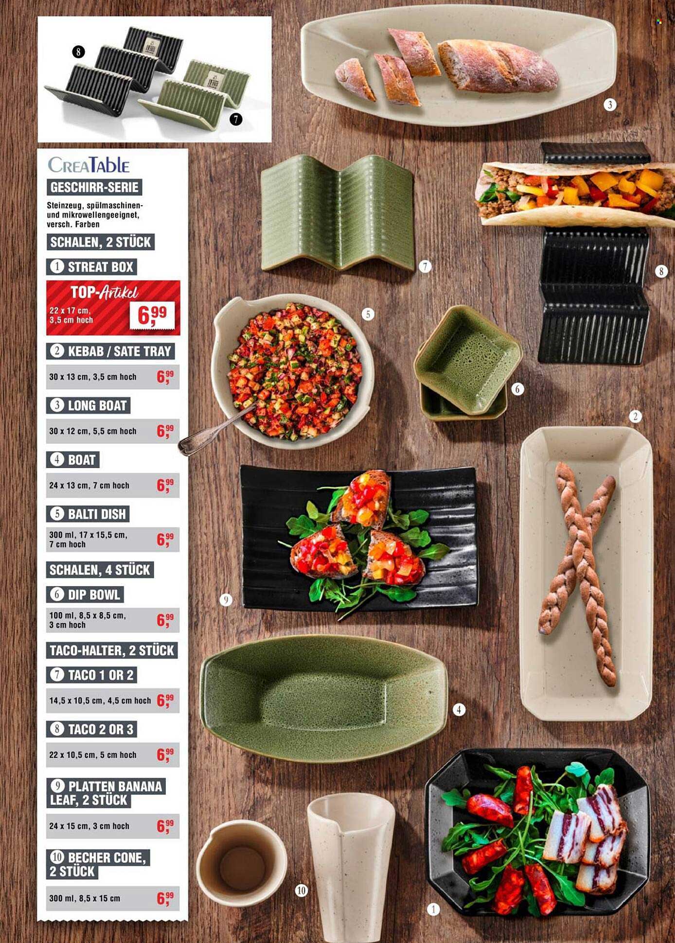 CREATable GESCHIRR-SERIE