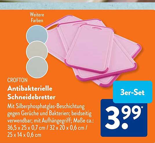CROFTON Antibakterielle Schneidebretter