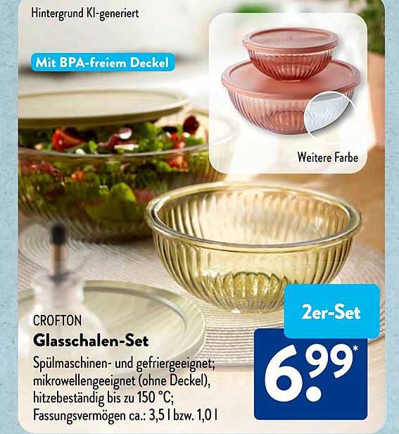 CROFTON Glasschalen-Set