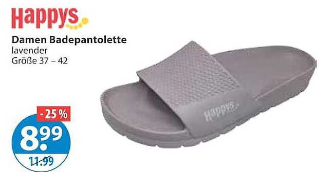 Damen Badepantolette