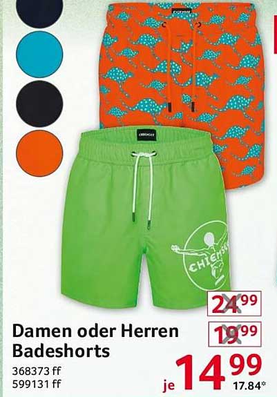 Damen oder Herren Badeshorts