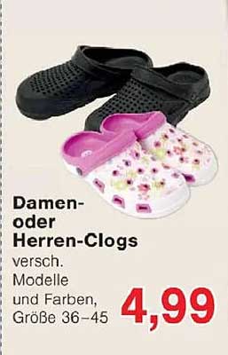 Damen- oder Herren-Clogs