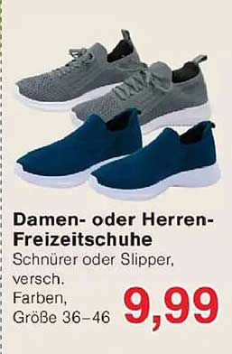 Damen- oder Herren-Freizeitschuhe