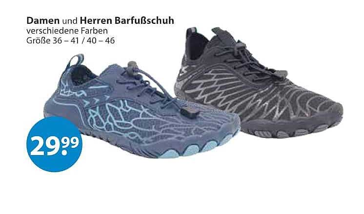 Damen und Herren Barfußschuh