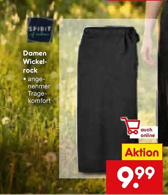 Damen Wickelrock