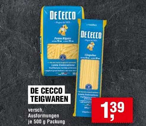 DE CECCO TEIGWAREN