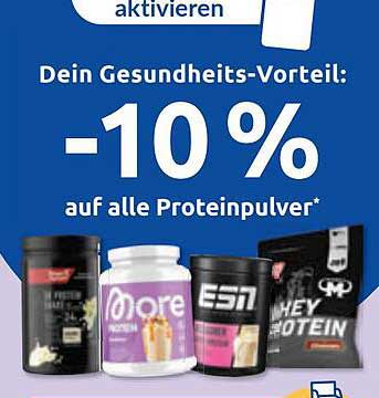 Dein Gesundheits-Vorteil: -10 % auf alle Proteinpulver*