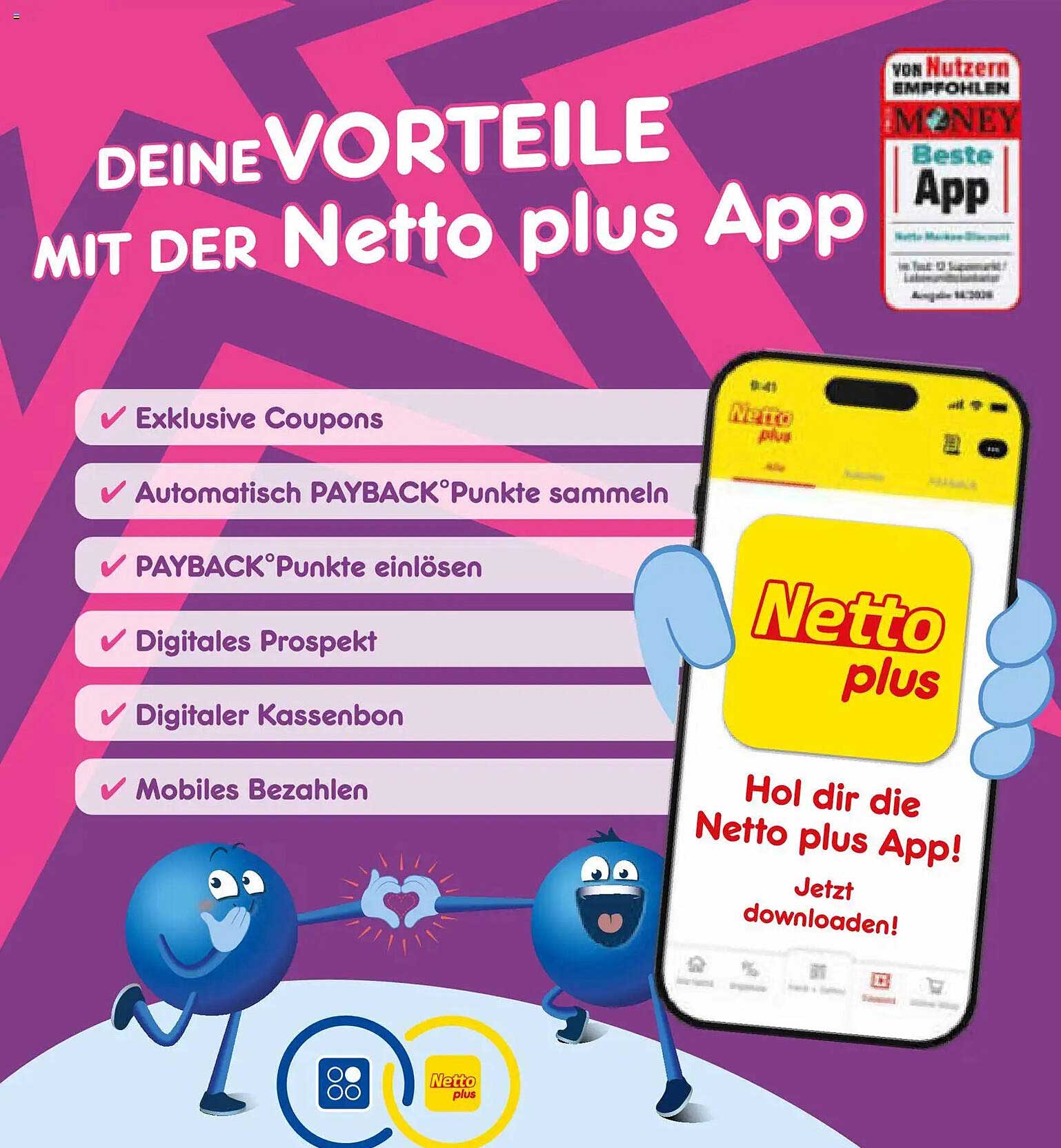 DEINE VORTEILE MIT DER Netto plus App