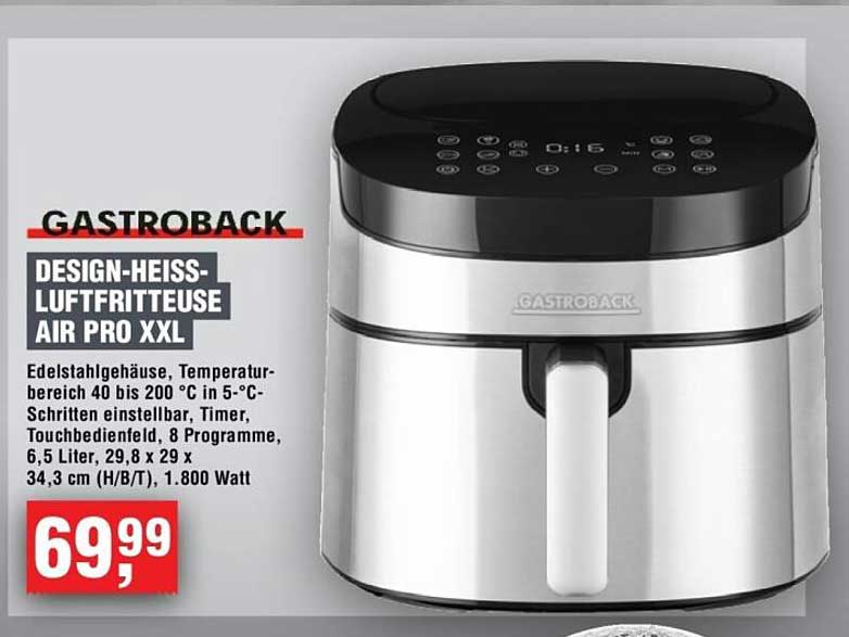 DESIGN-HEISS-LUFTFRITTEUSE AIR PRO XXL