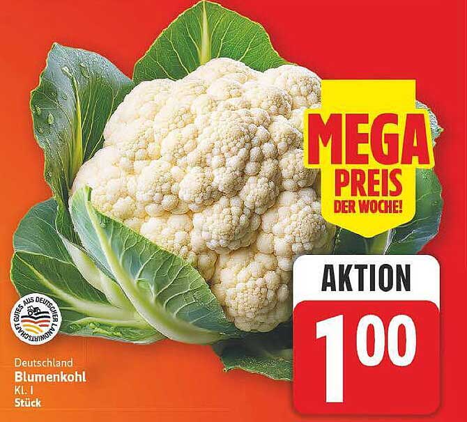 Deutschland Blumenkohl Kl. I Stück